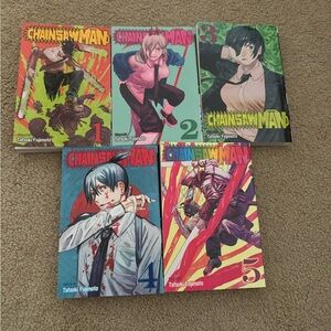 Chainsaw Man Manga: Vol 1-5